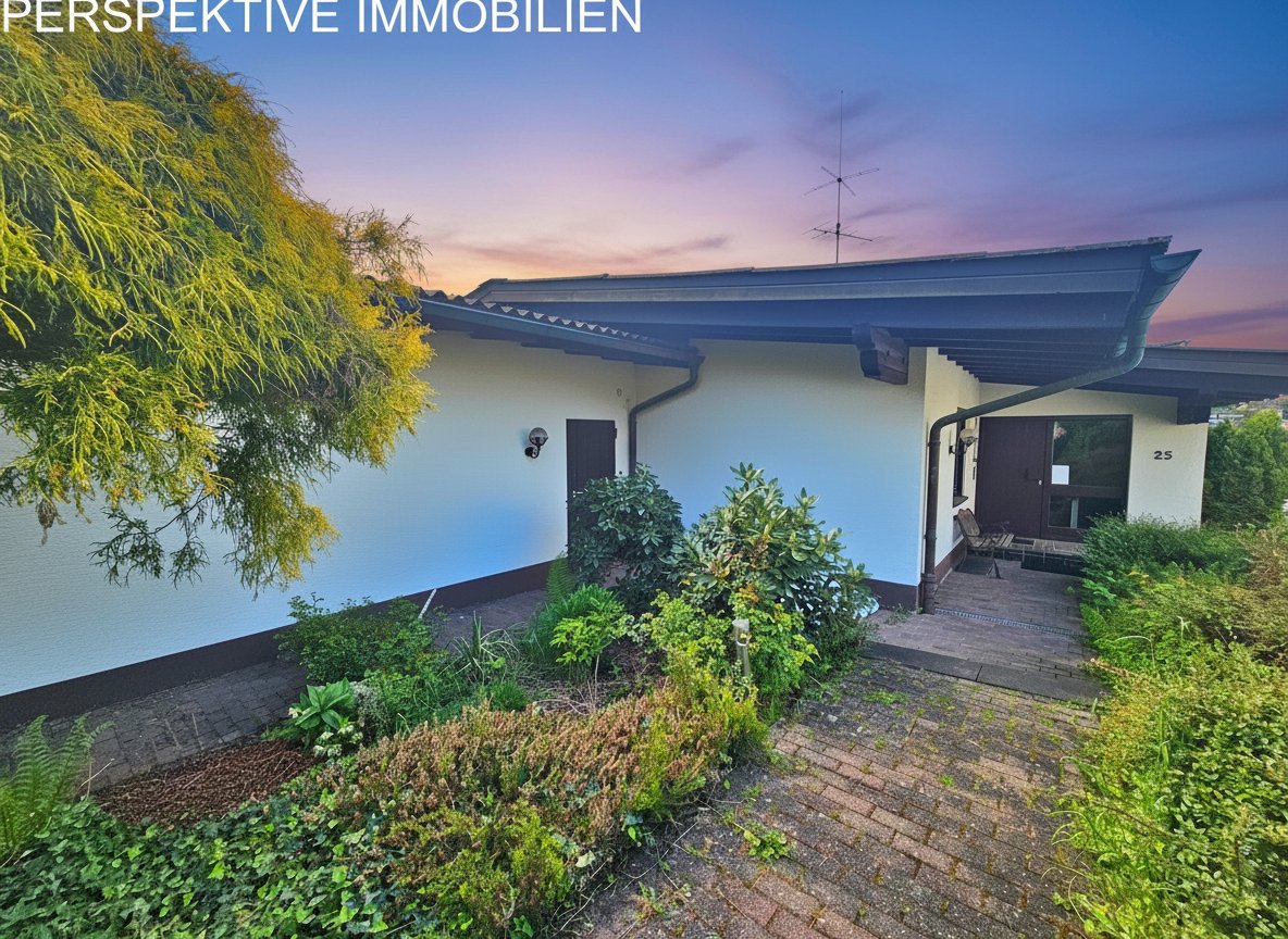 Solides Architektenhaus mit 2 Wohnungen und Blick über Bad König Solides Architektenhaus mit 2 Wohnungen und Blick über Bad König