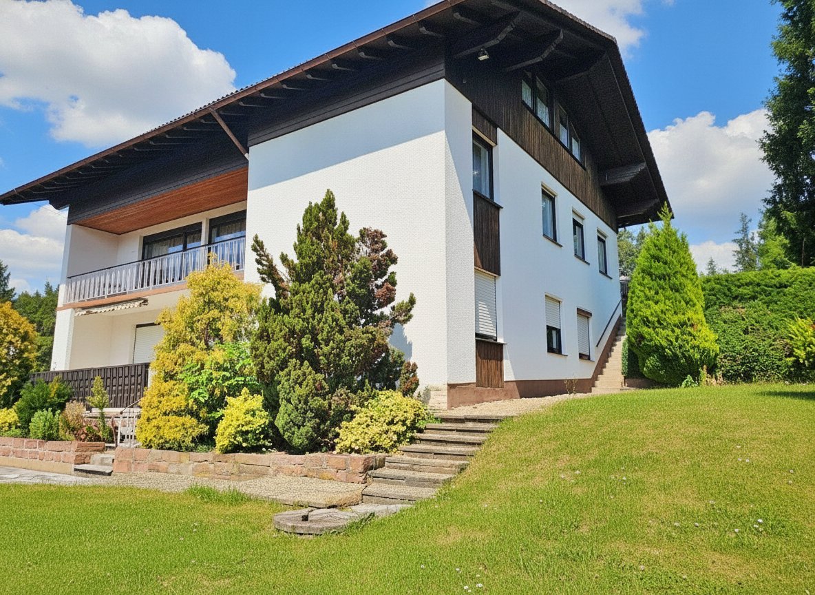 Großzügiges Zwei- bis Dreifamilienhaus in einer der besten Wohnlagen von Bad König Großzügiges Zwei- bis Dreifamilienhaus in einer der besten Wohnlagen von Bad König